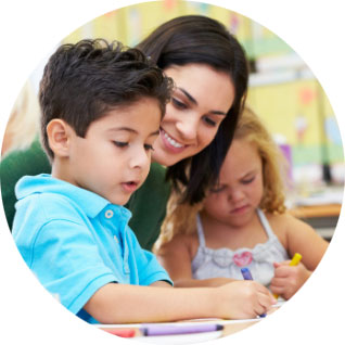 Kids Learning with Teacher or Parent Kids Learning with Teacher or Parent